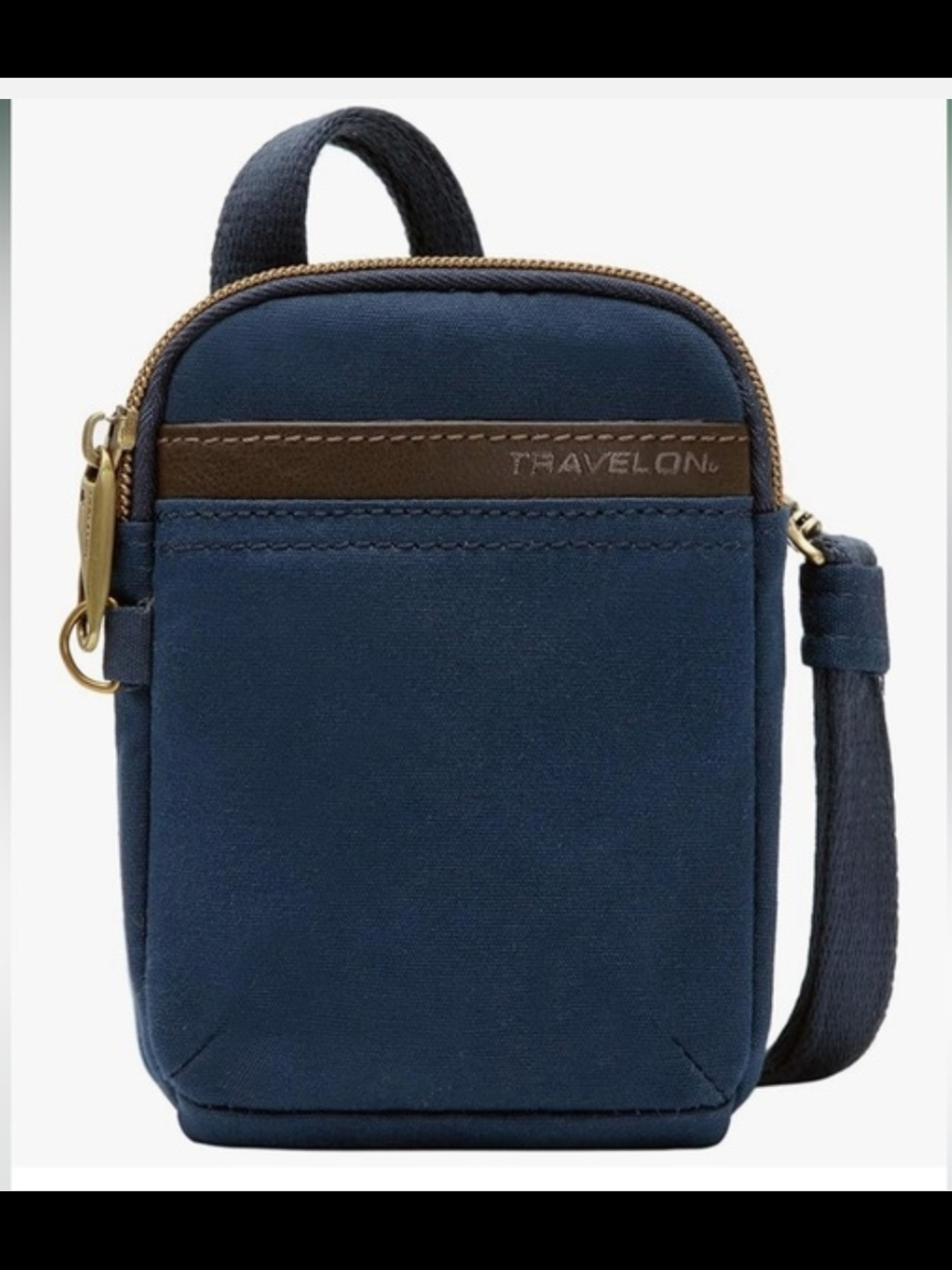 Travelon Mini Crossbody Bag in Navy Blue